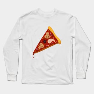 Halloween pizza Long Sleeve T-Shirt